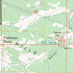 US Forest Service - Topo Foreman Point, OR FSTopo Legacy digital map