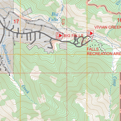 US Forest Service - Topo Forest Falls, CA FSTopo Legacy digital map