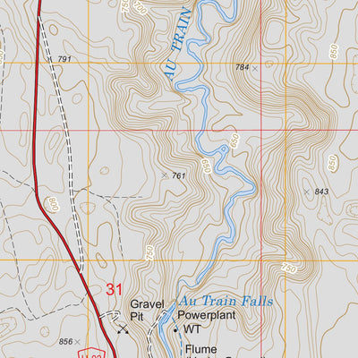 US Forest Service - Topo Forest Lake, MI FSTopo Legacy digital map