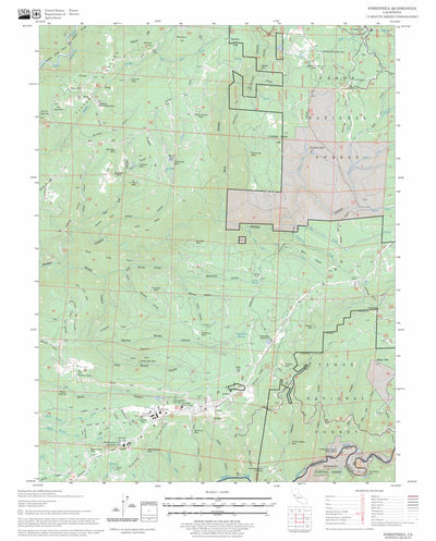 US Forest Service - Topo Foresthill, CA FSTopo Legacy digital map