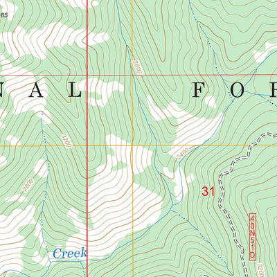 US Forest Service - Topo Forks of Salmon, CA FSTopo Legacy digital map