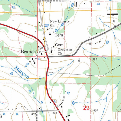 US Forest Service - Topo Forkville, MS FSTopo Legacy digital map