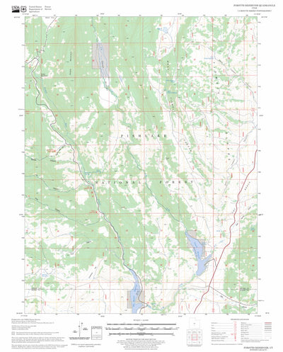 US Forest Service - Topo Forsyth Reservoir, UT FSTopo Legacy digital map