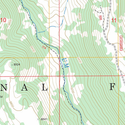 US Forest Service - Topo Forsyth Reservoir, UT FSTopo Legacy digital map