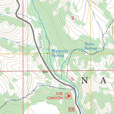 US Forest Service - Topo Forsyth Reservoir, UT FSTopo Legacy digital map