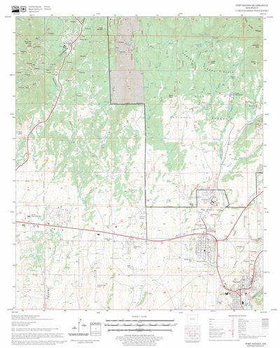 US Forest Service - Topo Fort Bayard, NM FSTopo Legacy digital map