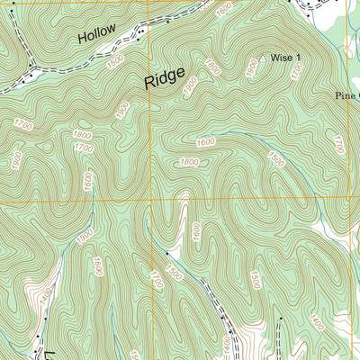 US Forest Service - Topo Fort Blackmore, VA FSTopo Legacy digital map