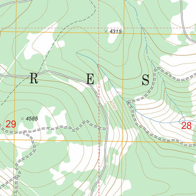 US Forest Service - Topo Fort Butte, OR FSTopo Legacy digital map