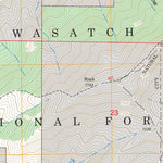 US Forest Service - Topo Fort Douglas, UT FSTopo Legacy digital map
