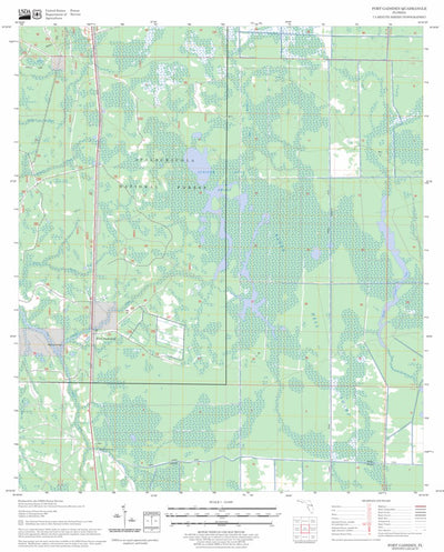 US Forest Service - Topo Fort Gadsden, FL FSTopo Legacy digital map