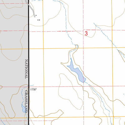 US Forest Service - Topo Fort George Butte, SD FSTopo Legacy digital map