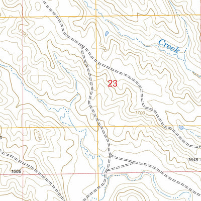 US Forest Service - Topo Fort George Butte, SD FSTopo Legacy digital map