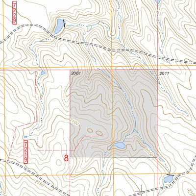 US Forest Service - Topo Fort George Butte SW, SD FSTopo Legacy digital map