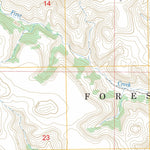 US Forest Service - Topo Fort Howes, MT FSTopo Legacy digital map