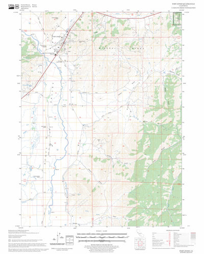 US Forest Service - Topo Fort Jones, CA FSTopo Legacy digital map