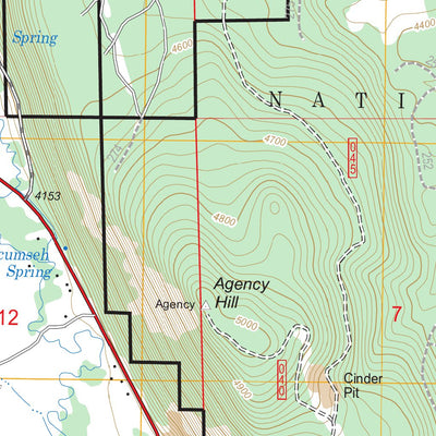 US Forest Service - Topo Fort Klamath, OR FSTopo Legacy digital map