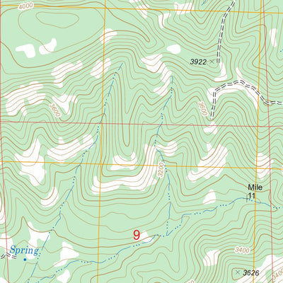 US Forest Service - Topo Fort Mountain, CA FSTopo Legacy digital map