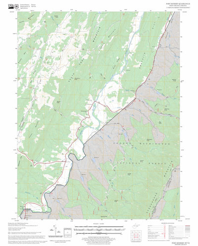 US Forest Service - Topo Fort Seybert, WV - VA FSTopo Legacy digital map