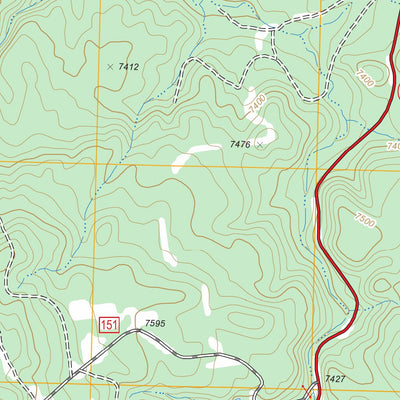 US Forest Service - Topo Fort Wingate, NM FSTopo Legacy digital map