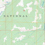 US Forest Service - Topo Fossil Hill, WY FSTopo Legacy digital map