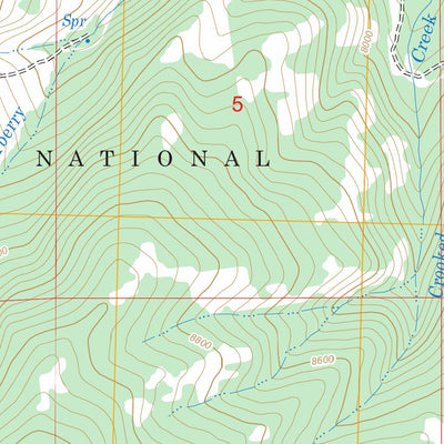 US Forest Service - Topo Fossil Hill, WY FSTopo Legacy digital map