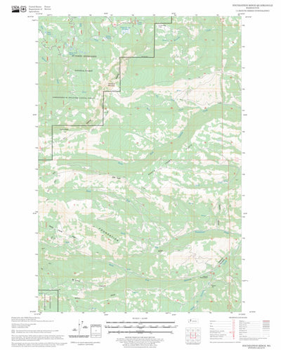 US Forest Service - Topo Foundation Ridge, WA FSTopo Legacy digital map