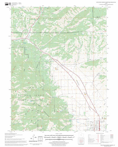 US Forest Service - Topo Fountain Green North, UT FSTopo Legacy digital map
