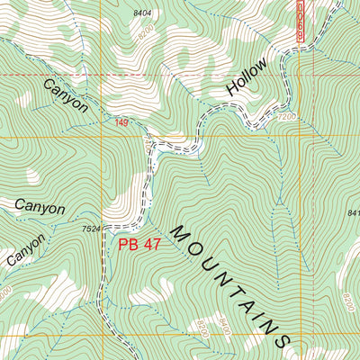 US Forest Service - Topo Fountain Green North, UT FSTopo Legacy digital map