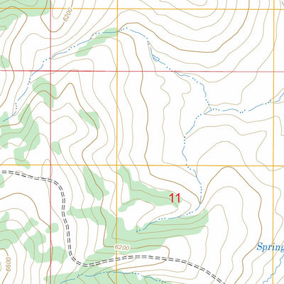 US Forest Service - Topo Fourmile Spring, MT FSTopo Legacy digital map