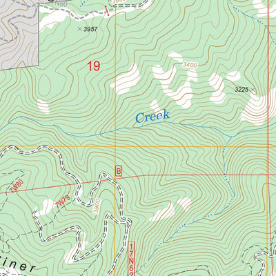 US Forest Service - Topo Fouts Springs, CA FSTopo Legacy digital map