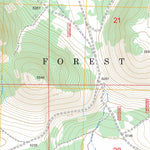 US Forest Service - Topo Fox Butte, OR FSTopo Legacy digital map