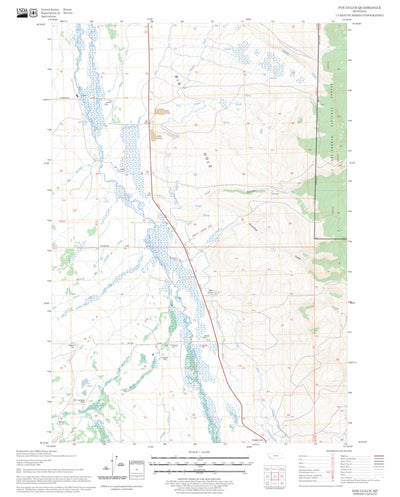 US Forest Service - Topo Fox Gulch, MT FSTopo Legacy digital map