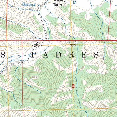 US Forest Service - Topo Fox Mountain, CA FSTopo Legacy digital map