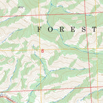 US Forest Service - Topo Fox Mountain, CA FSTopo Legacy digital map