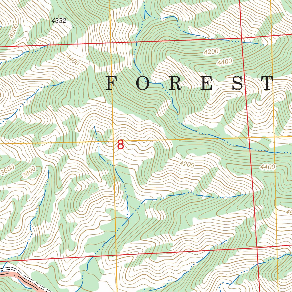 California Fox Map Fox Mountain, CA FSTopo Legacy Map by US Forest Service - Topo | Avenza ...