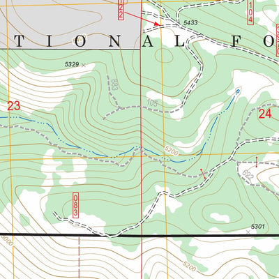 US Forest Service - Topo Fox, OR FSTopo Legacy digital map
