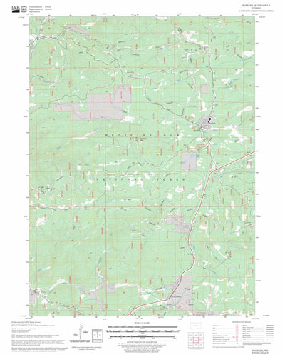 US Forest Service - Topo Foxpark, WY FSTopo Legacy digital map