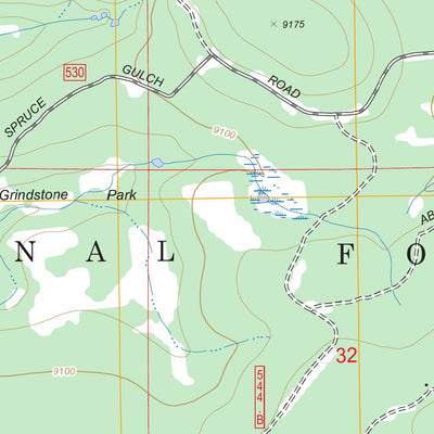 US Forest Service - Topo Foxpark, WY FSTopo Legacy digital map
