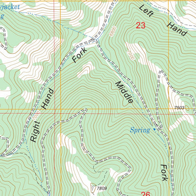 US Forest Service - Topo Francis Canyon, UT FSTopo Legacy digital map