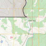 US Forest Service - Topo Francis, MT FSTopo Legacy digital map