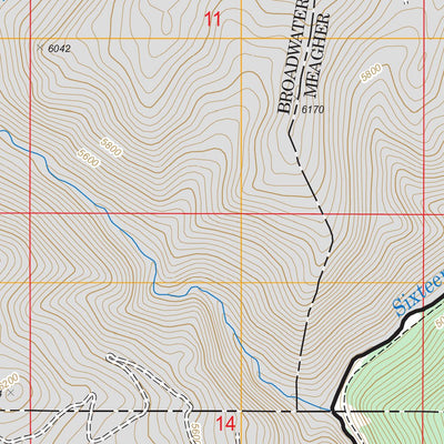 US Forest Service - Topo Francis, MT FSTopo Legacy digital map