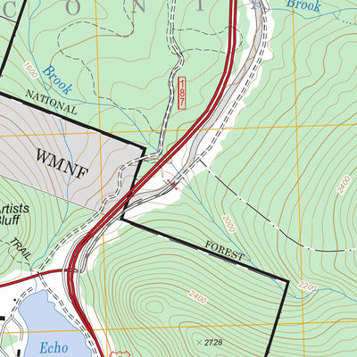 US Forest Service - Topo Franconia, NH FSTopo Legacy digital map