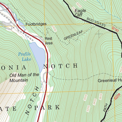 US Forest Service - Topo Franconia, NH FSTopo Legacy digital map
