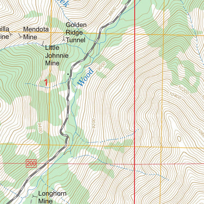 US Forest Service - Topo Francs Peak, WY FSTopo Legacy digital map