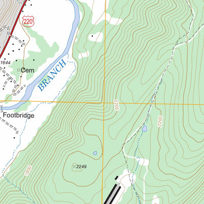 US Forest Service - Topo Franklin, WV FSTopo Legacy digital map