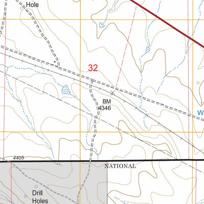 US Forest Service - Topo Freda Creek, WY FSTopo Legacy digital map