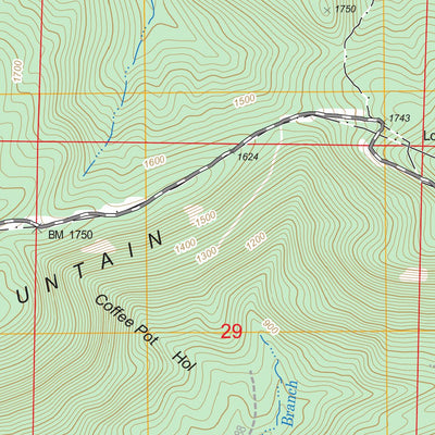 US Forest Service - Topo Freedom Mountain, AR FSTopo Legacy digital map