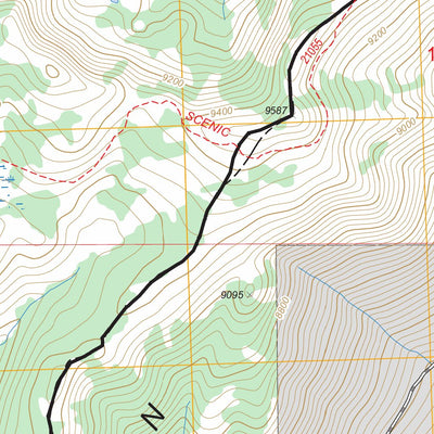 US Forest Service - Topo Freel Peak, CA FSTopo Legacy digital map