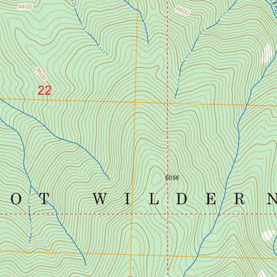 US Forest Service - Topo Freeman Peak, ID FSTopo Legacy digital map