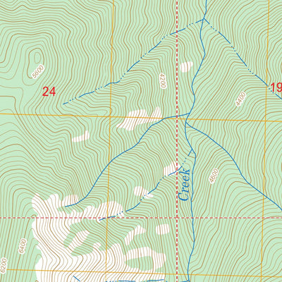 US Forest Service - Topo Freeman Peak, ID FSTopo Legacy digital map